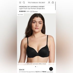 Victoria’s Secret light push up bra